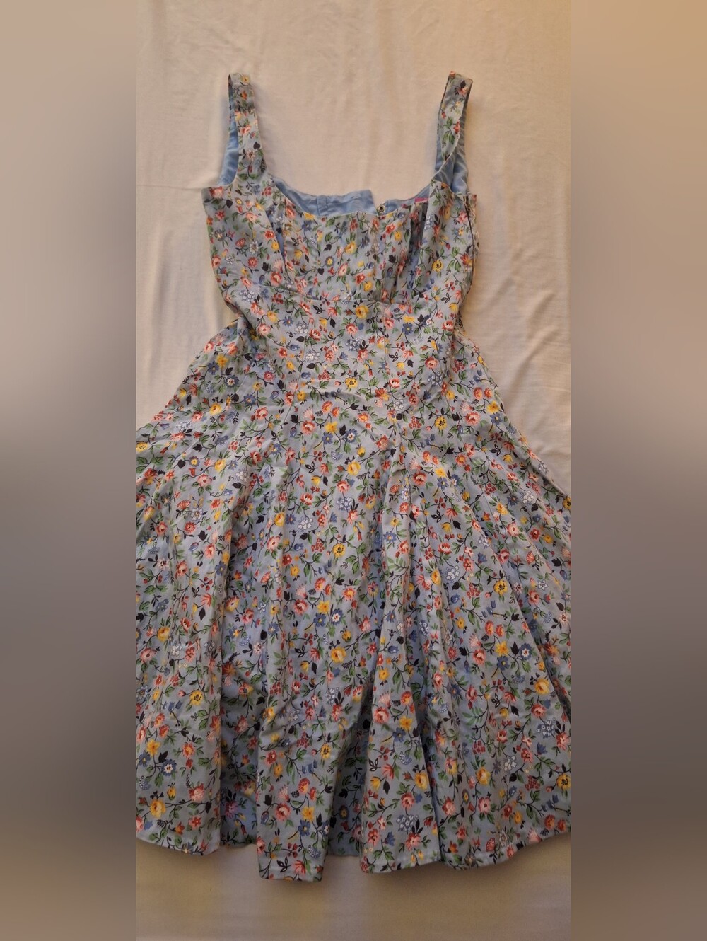 Light Blue Floral Sundress